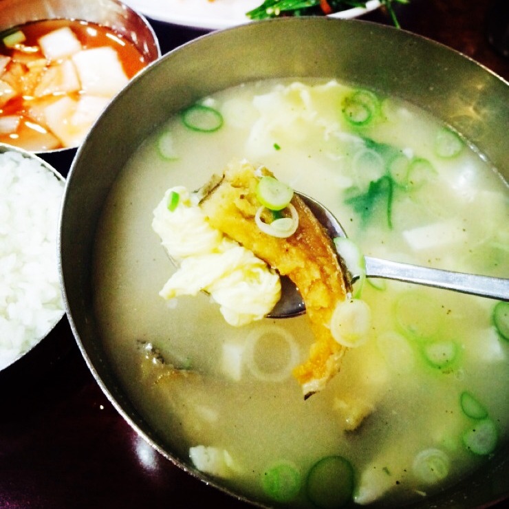 《韓國好吃又不辣的魚湯？在明洞附近》