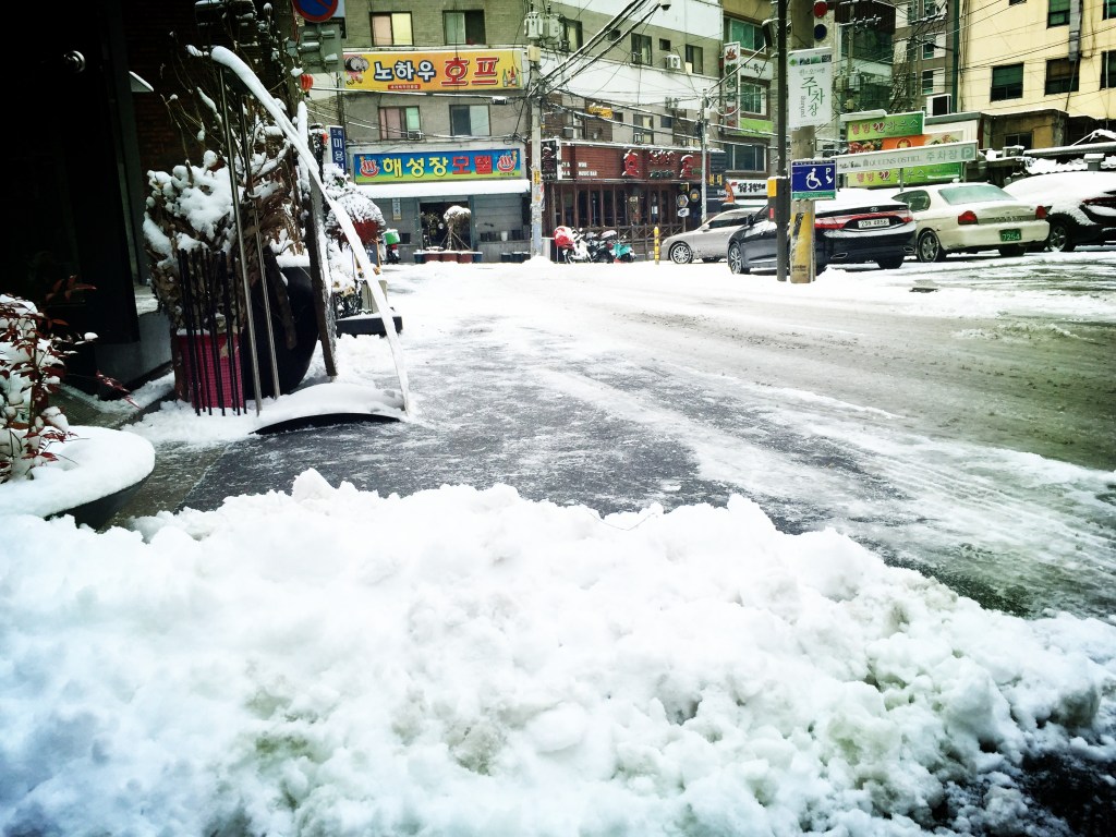 《元月到了…韓國雪就是那麼大…》